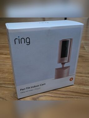 BLUSH Color Ring Pan-Tilt Indoor Cam –360° Pan Coverage, Live View, Two-Way Talk